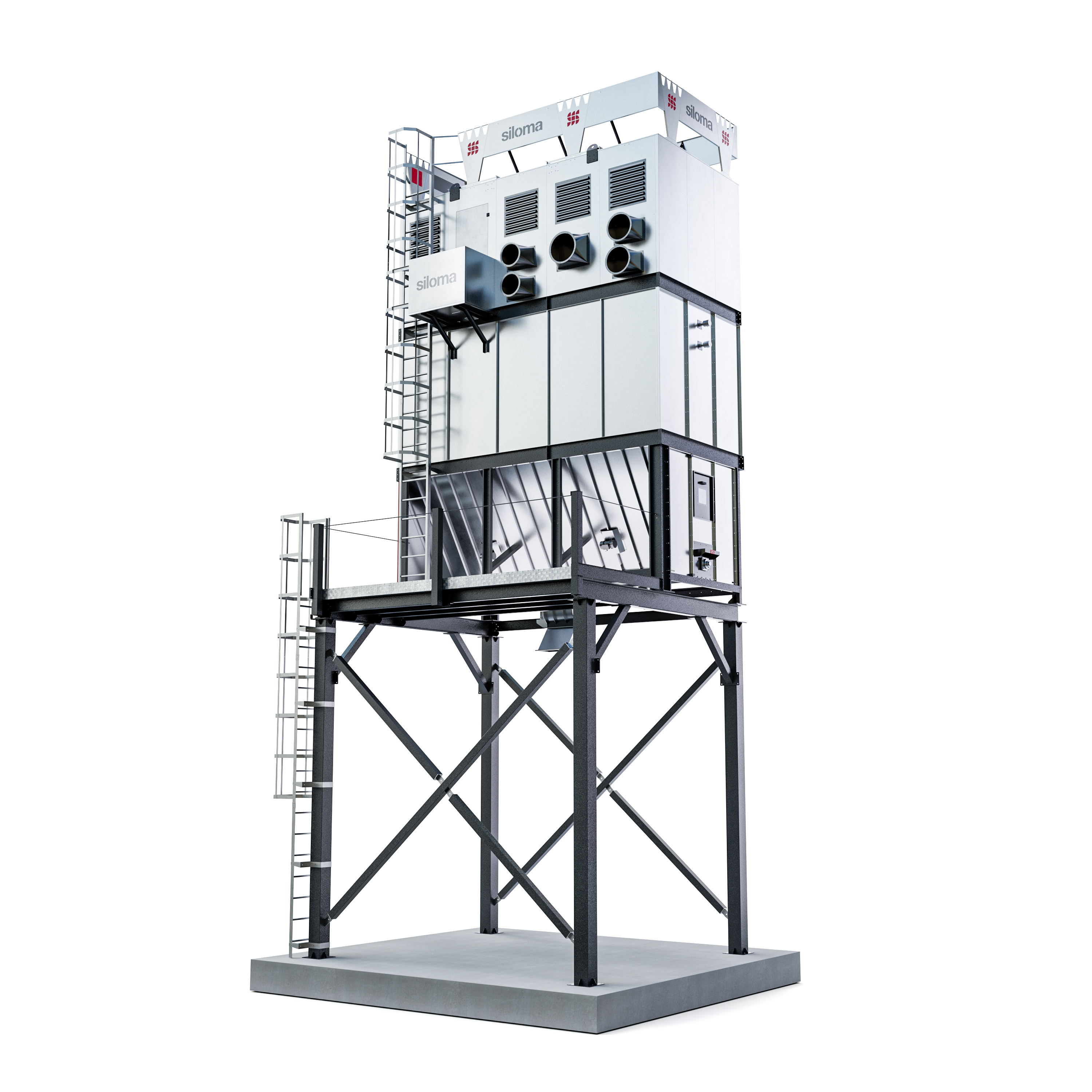 SP-40000 Prismatic Dust Collection Silo