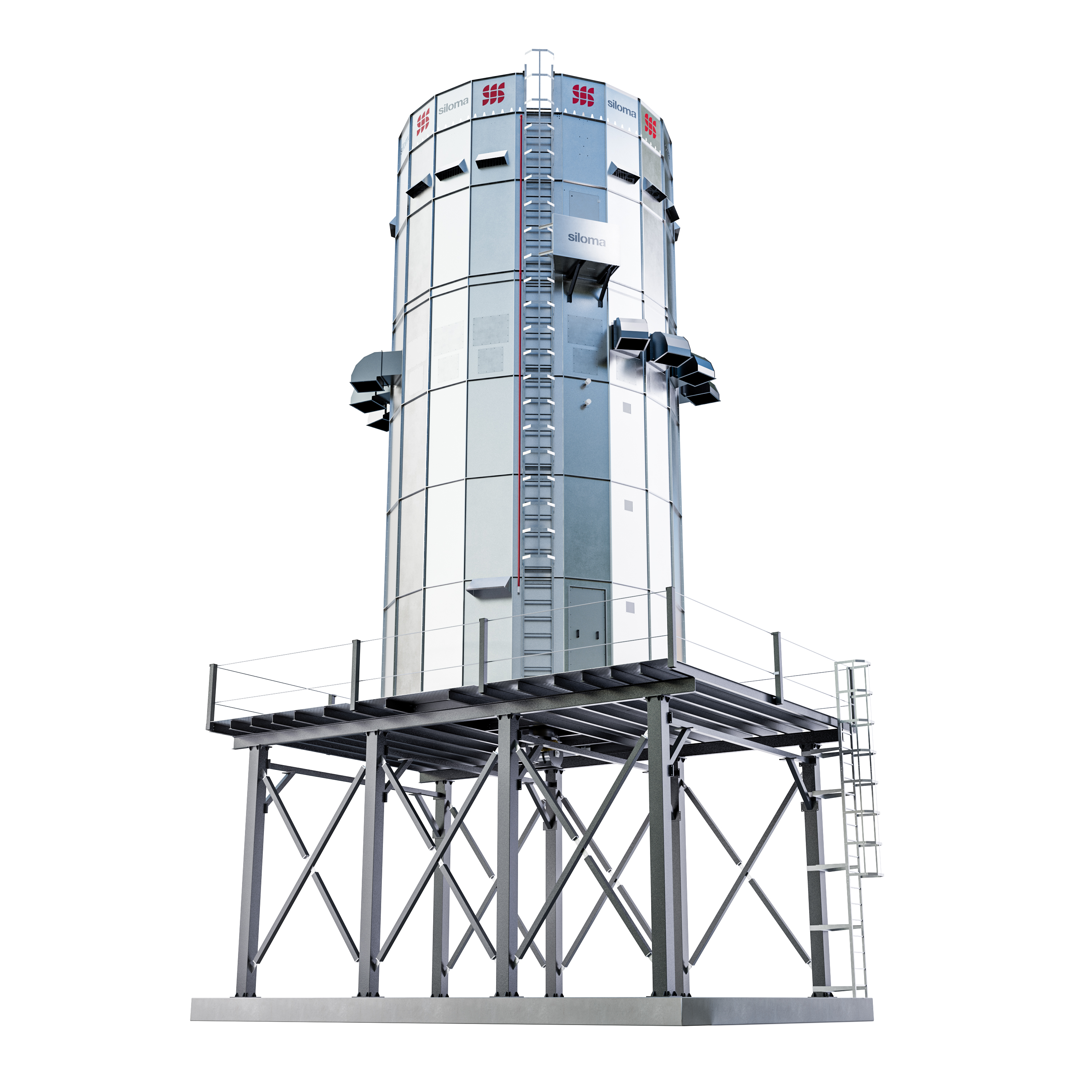 SS-100000 Cylindrical Dust Collection Silo