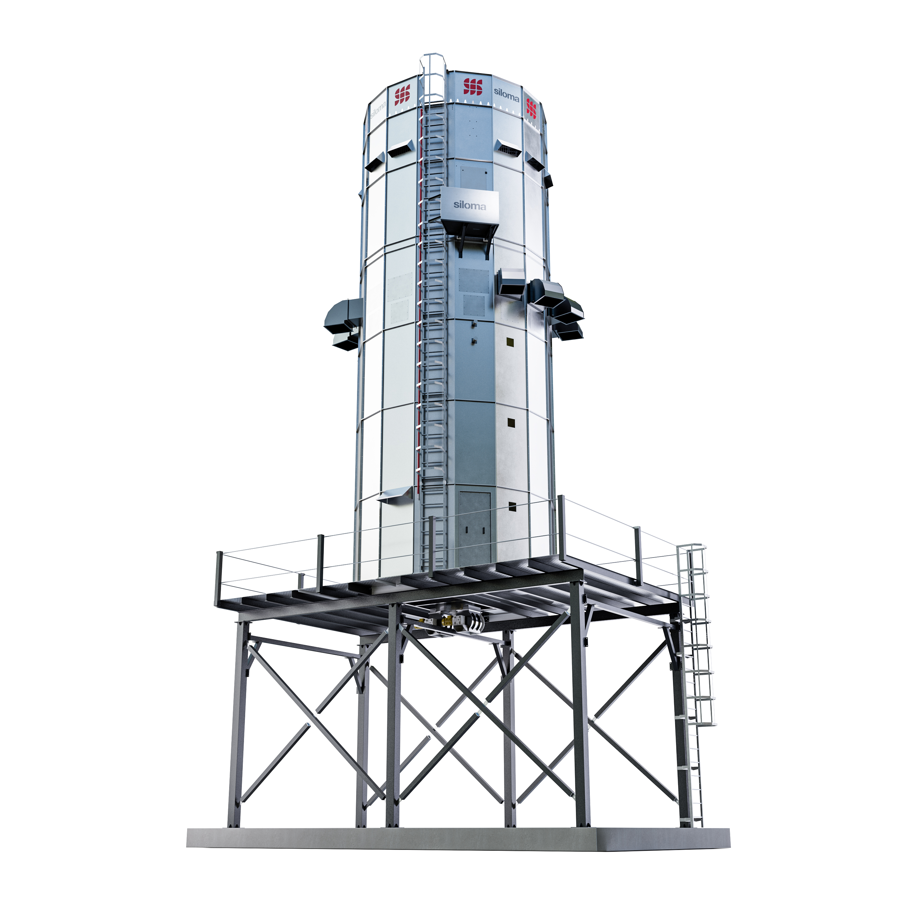 SS-75000 Cylindrical Dust Collection Silo